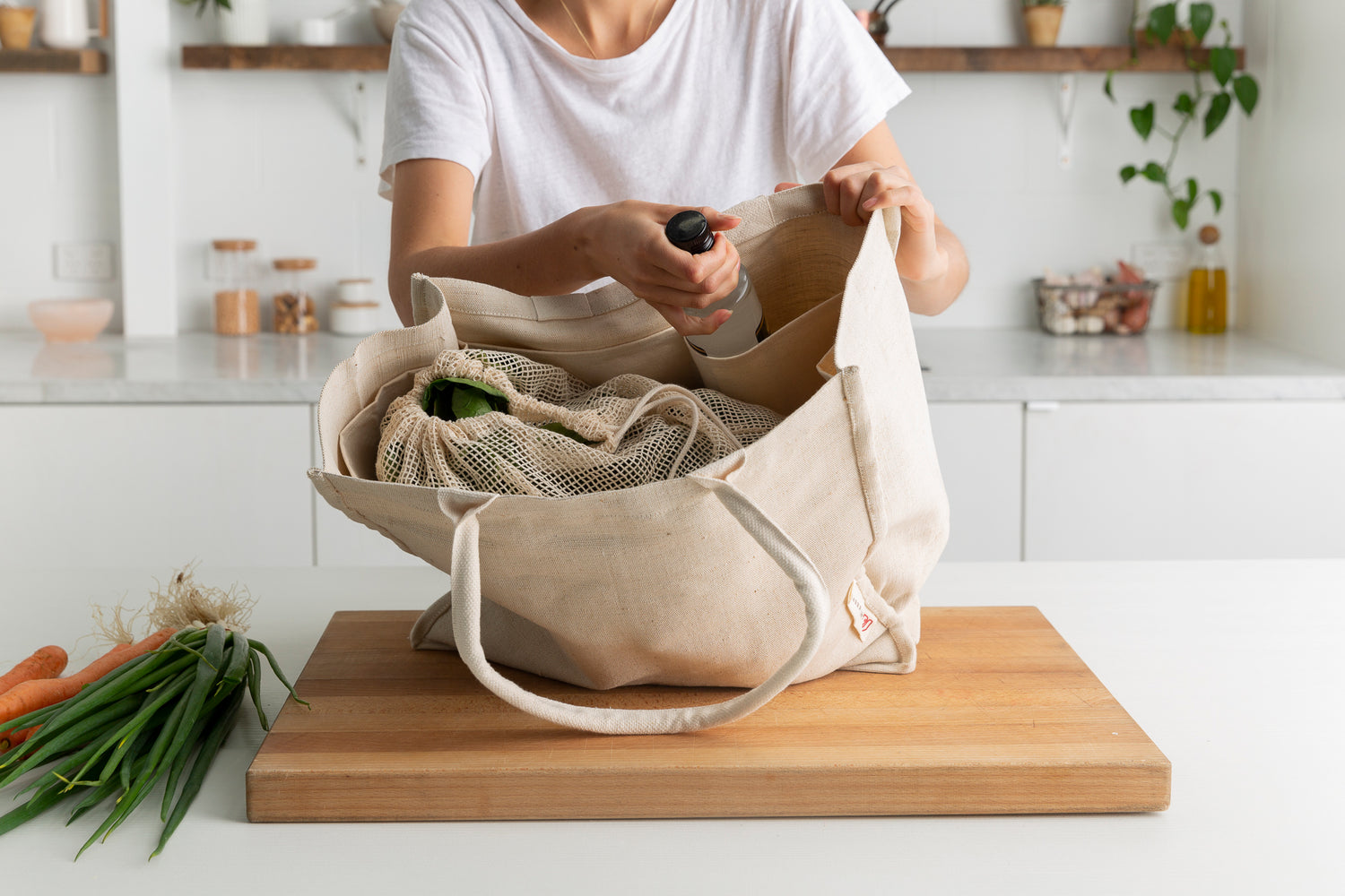 Tote Bag - Jute & Cotton - The Keeper