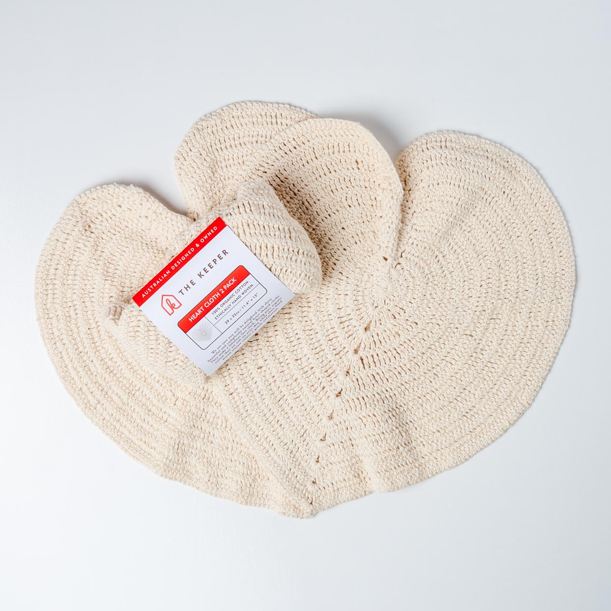 Heart Cloths 2 Pack - The Keeper